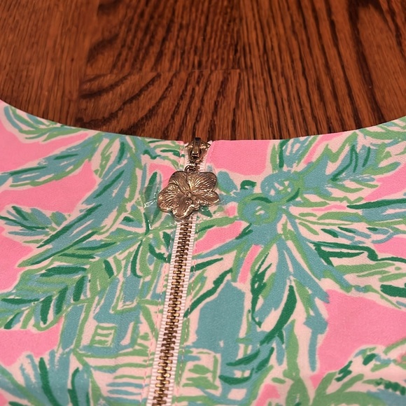 Lilly Pulitzer Vivian Stretch Shift dress Mandevilla Baby Pink Sand Paradise NWT - Picture 7 of 12